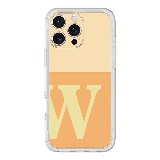 Premium Panel［ Original - initial two tone - W orange ］