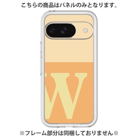 Premium Panel［ Original - initial two tone - W orange ］
