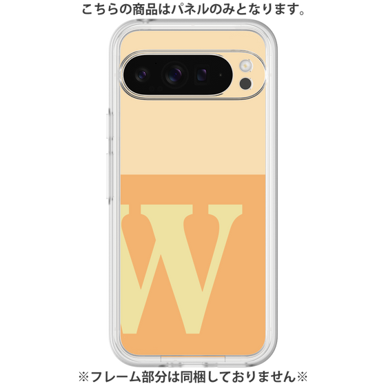 Premium Panel［ Original - initial two tone - W orange ］