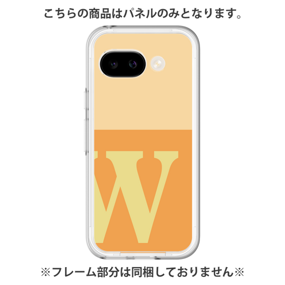 Premium Panel［ Original - initial two tone - W orange ］