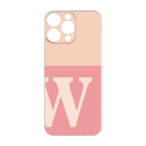 Premium Panel［ Original - initial two tone - W pink ］