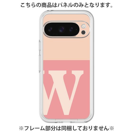 Premium Panel［ Original - initial two tone - W pink ］