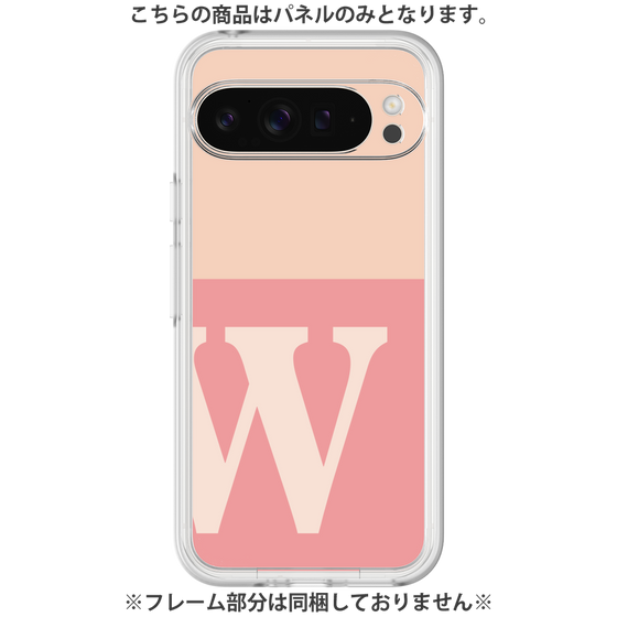 Premium Panel［ Original - initial two tone - W pink ］