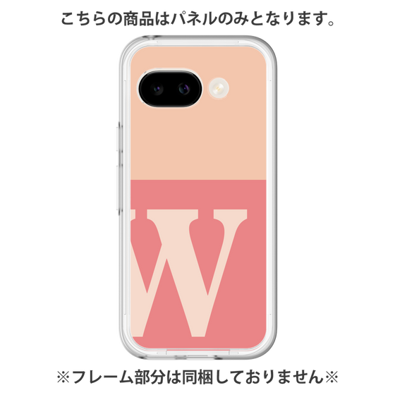 Premium Panel［ Original - initial two tone - W pink ］