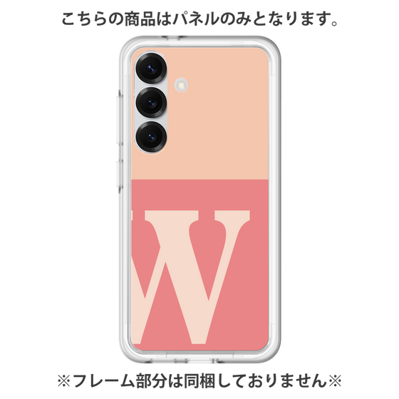 Premium Panel［ Original - initial two tone - W pink ］