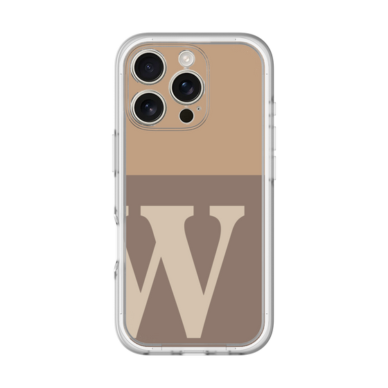 Premium Panel［ Original - initial two tone - W brown ］