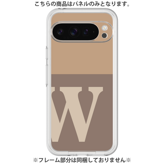 Premium Panel［ Original - initial two tone - W brown ］