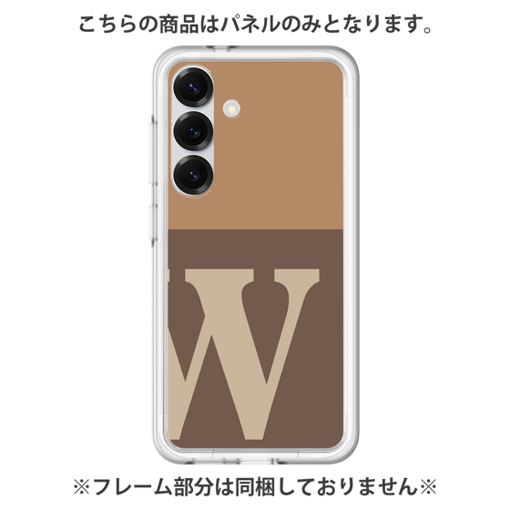 Premium Panel［ Original - initial two tone - W brown ］