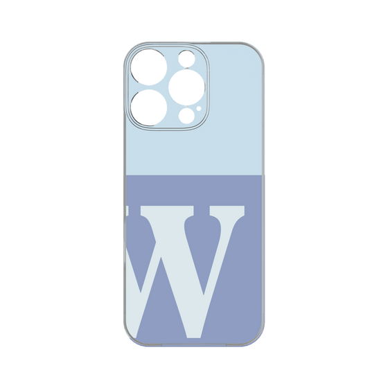 Premium Panel［ Original - initial two tone - W blue ］