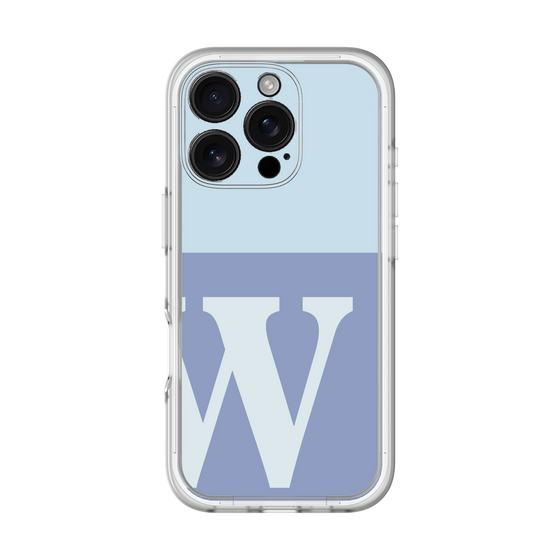 Premium Panel［ Original - initial two tone - W blue ］
