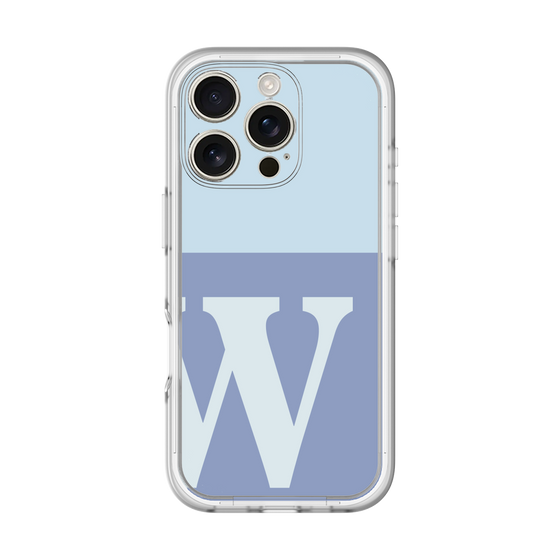 Premium Panel［ Original - initial two tone - W blue ］
