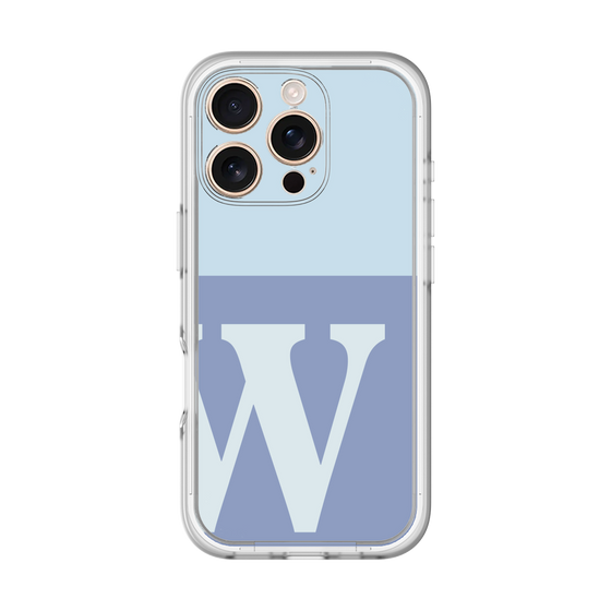Premium Panel［ Original - initial two tone - W blue ］