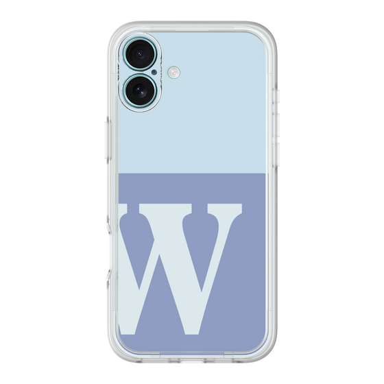 Premium Panel［ Original - initial two tone - W blue ］