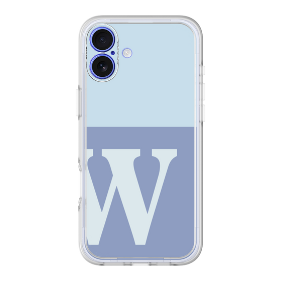 Premium Panel［ Original - initial two tone - W blue ］