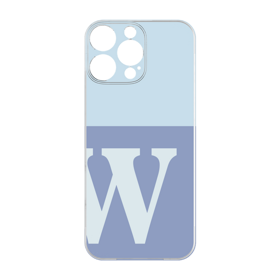 Premium Panel［ Original - initial two tone - W blue ］