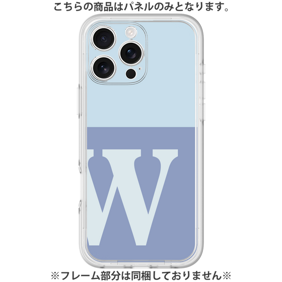 Premium Panel［ Original - initial two tone - W blue ］
