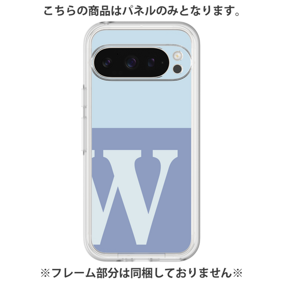 Premium Panel［ Original - initial two tone - W blue ］
