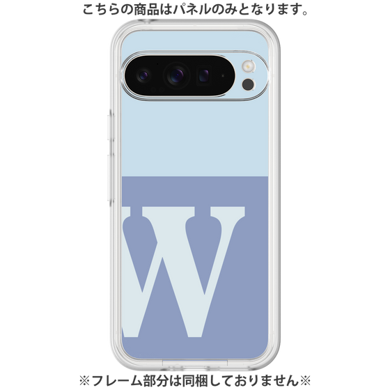 Premium Panel［ Original - initial two tone - W blue ］
