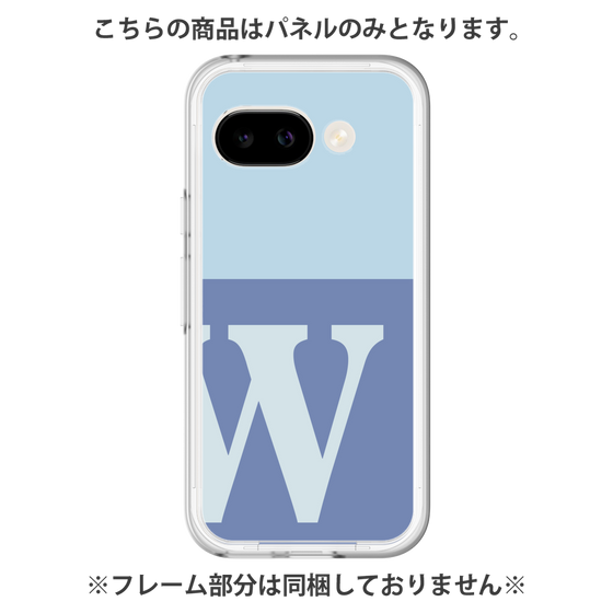 Premium Panel［ Original - initial two tone - W blue ］