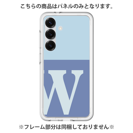 Premium Panel［ Original - initial two tone - W blue ］