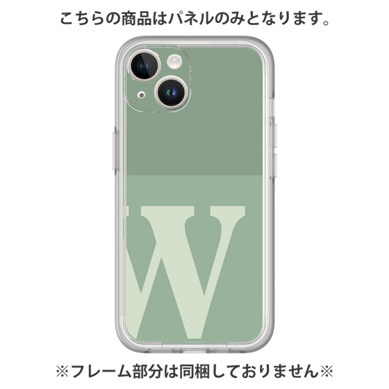 Premium Panel［ Original - initial two tone - W green ］