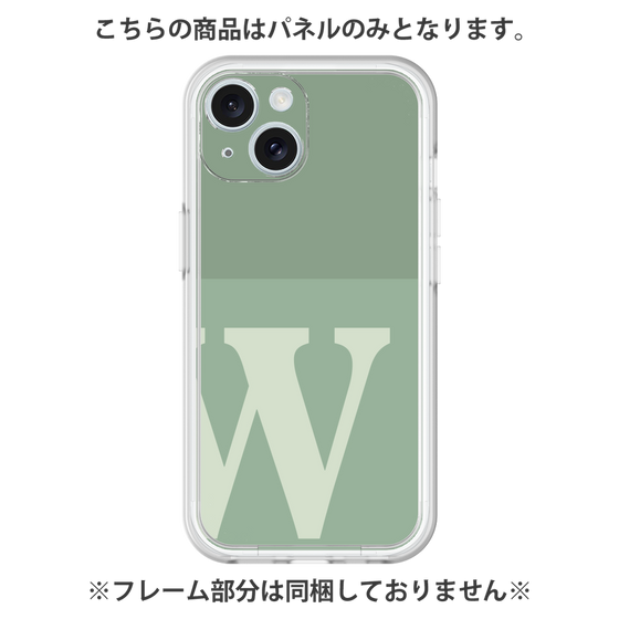 Premium Panel［ Original - initial two tone - W green ］