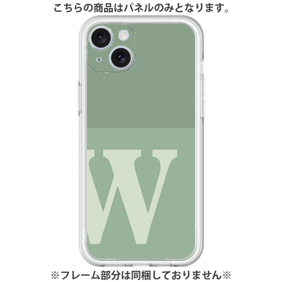 Premium Panel［ Original - initial two tone - W green ］