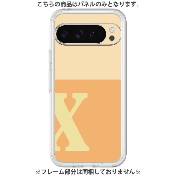 Premium Panel［ Original - initial two tone - X orange ］
