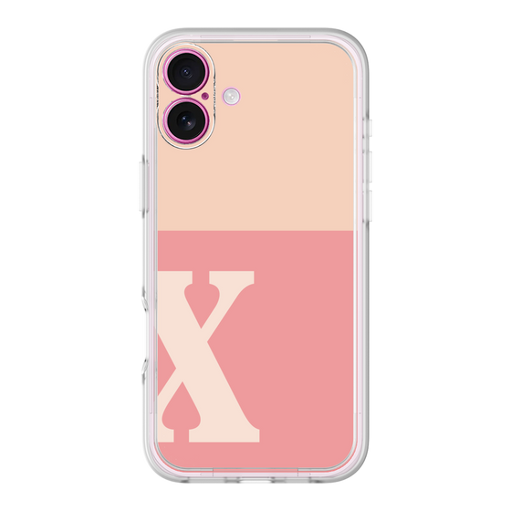Premium Panel［ Original - initial two tone - X pink ］