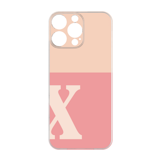 Premium Panel［ Original - initial two tone - X pink ］