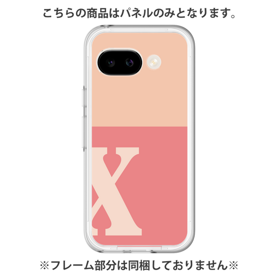 Premium Panel［ Original - initial two tone - X pink ］