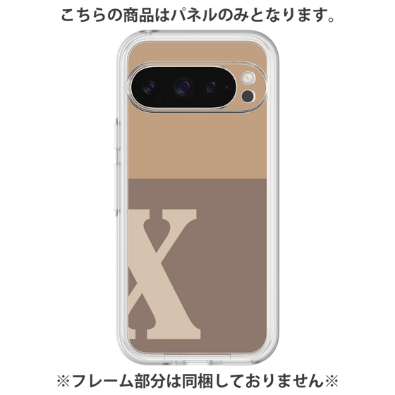 Premium Panel［ Original - initial two tone - X brown ］