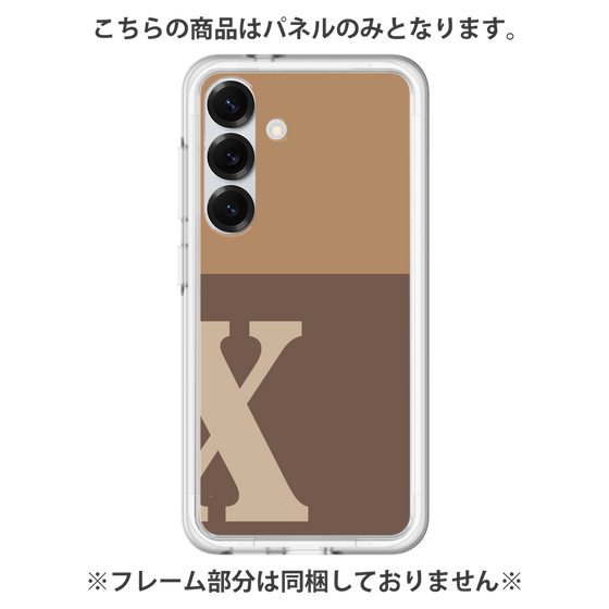 Premium Panel［ Original - initial two tone - X brown ］