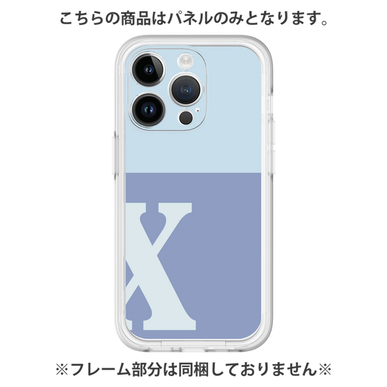 Premium Panel［ Original - initial two tone - X blue ］