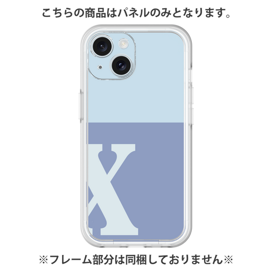 Premium Panel［ Original - initial two tone - X blue ］