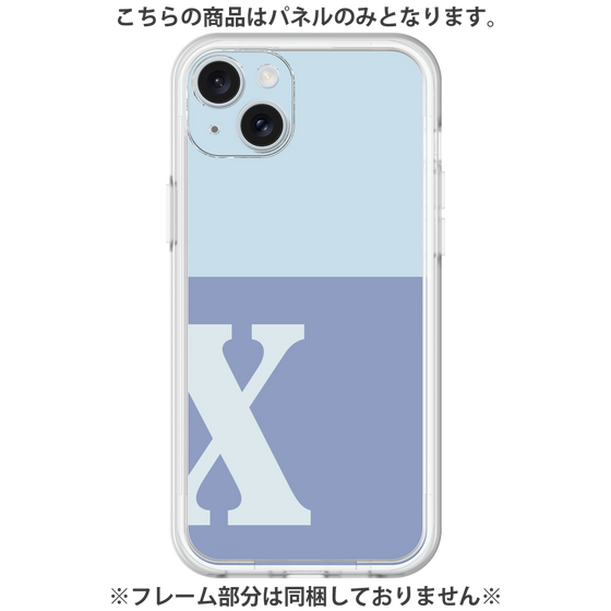 Premium Panel［ Original - initial two tone - X blue ］
