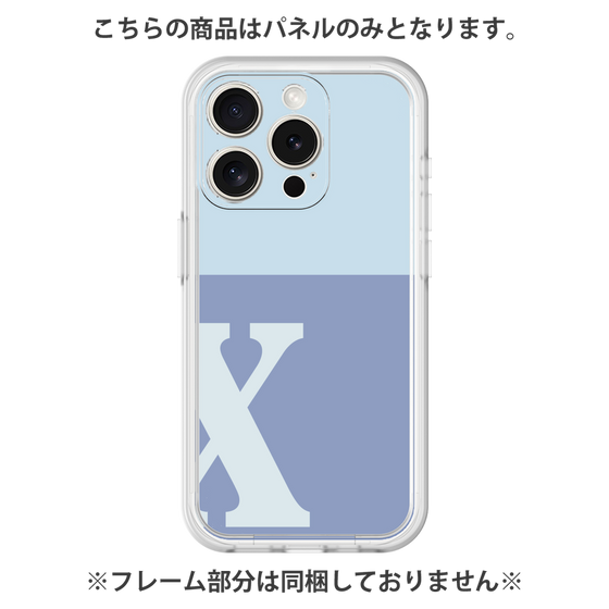 Premium Panel［ Original - initial two tone - X blue ］