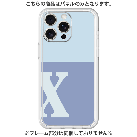Premium Panel［ Original - initial two tone - X blue ］