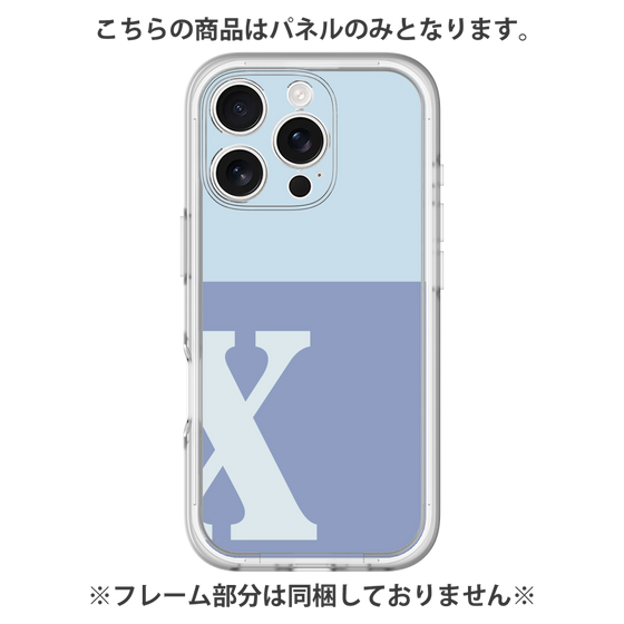 Premium Panel［ Original - initial two tone - X blue ］