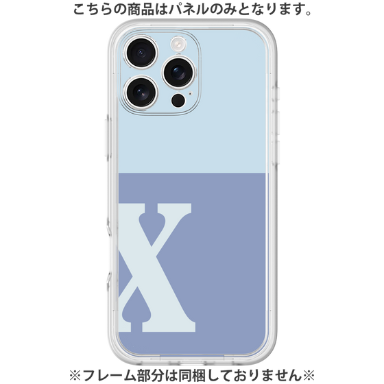 Premium Panel［ Original - initial two tone - X blue ］