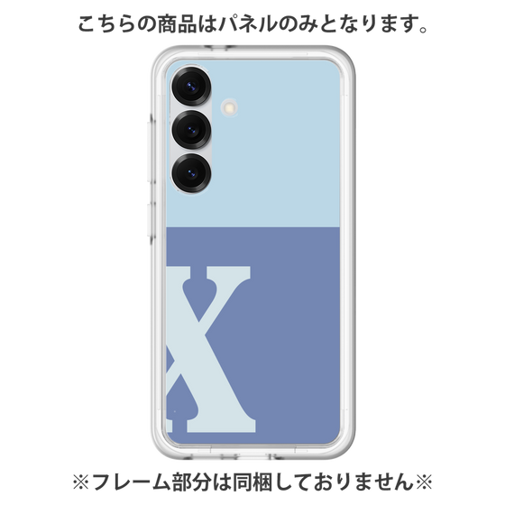 Premium Panel［ Original - initial two tone - X blue ］