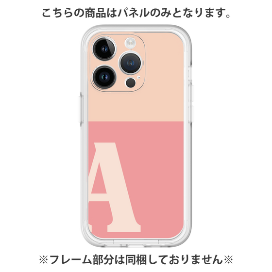 Premium Panel［ Original - initial two tone - A pink ］