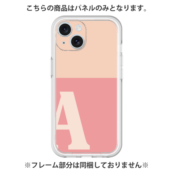 Premium Panel［ Original - initial two tone - A pink ］