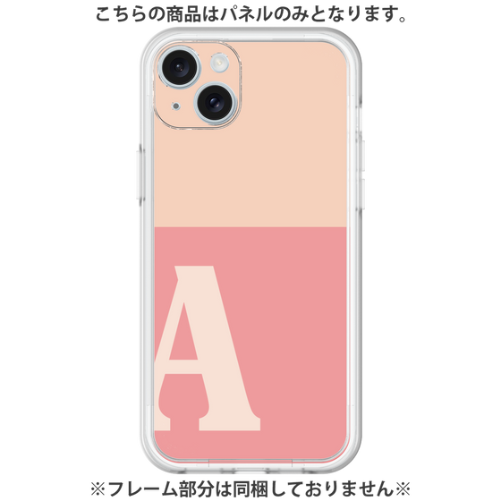Premium Panel［ Original - initial two tone - A pink ］