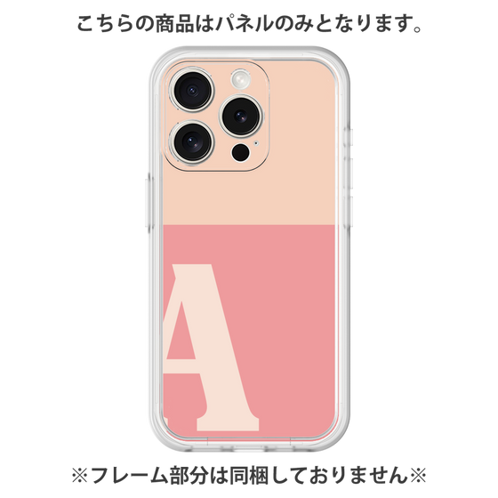 Premium Panel［ Original - initial two tone - A pink ］