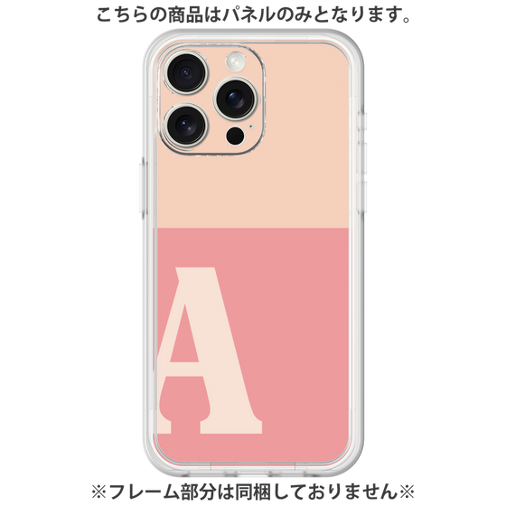 Premium Panel［ Original - initial two tone - A pink ］