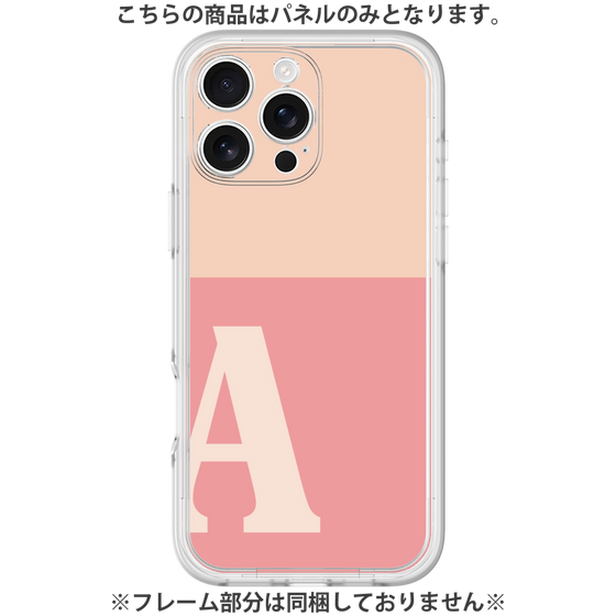 Premium Panel［ Original - initial two tone - A pink ］