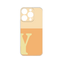 Premium Panel［ Original - initial two tone - Y orange ］