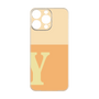 Premium Panel［ Original - initial two tone - Y orange ］