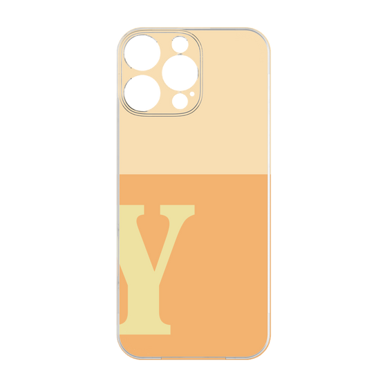 Premium Panel［ Original - initial two tone - Y orange ］